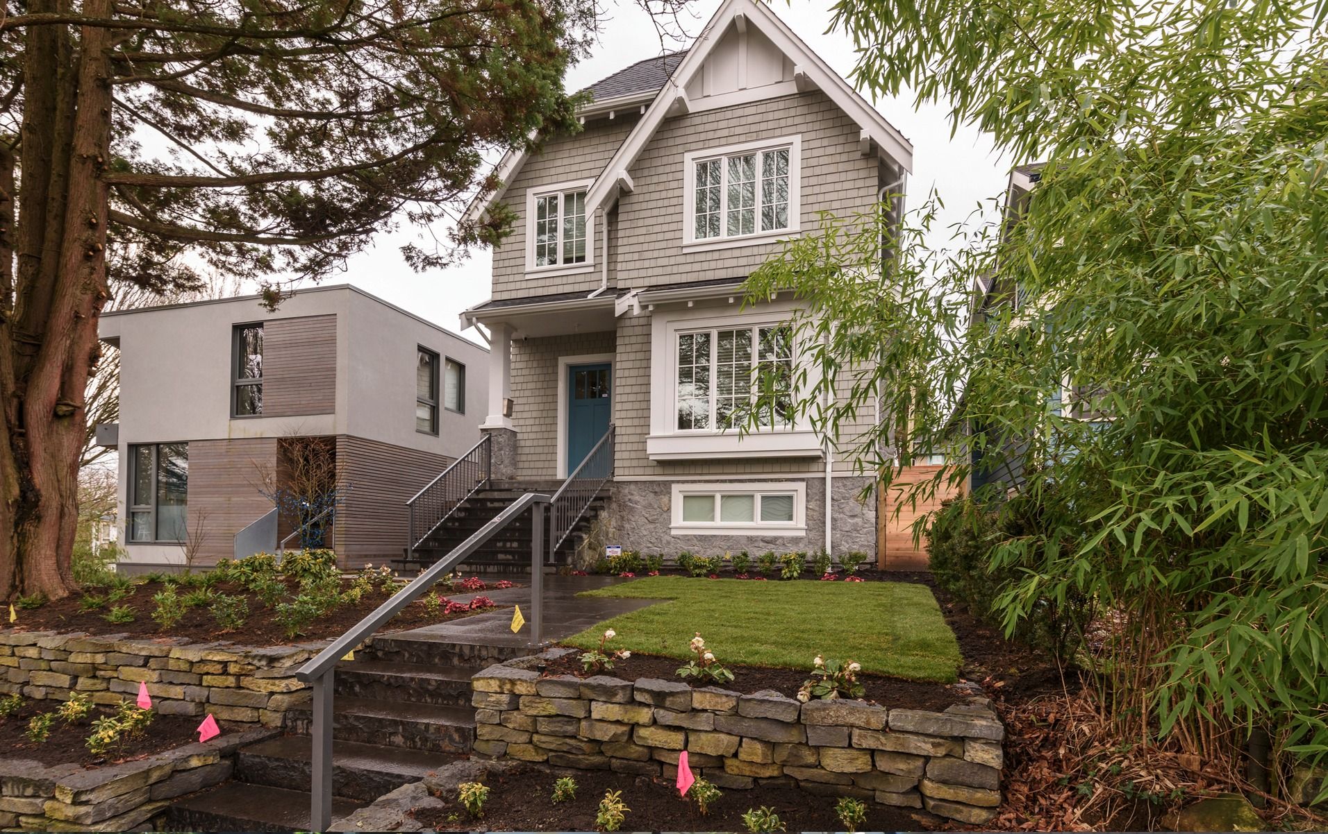 Cambie custom residence front exterior