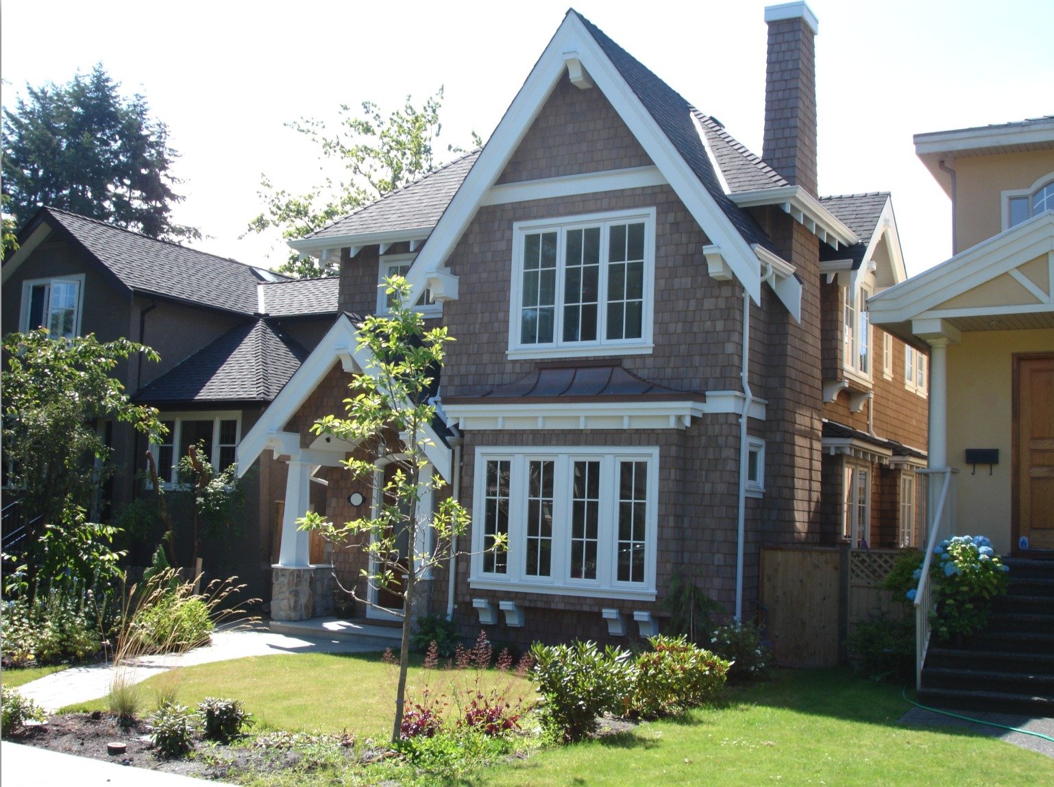 Craftsman-style residence exterior, Point Grey